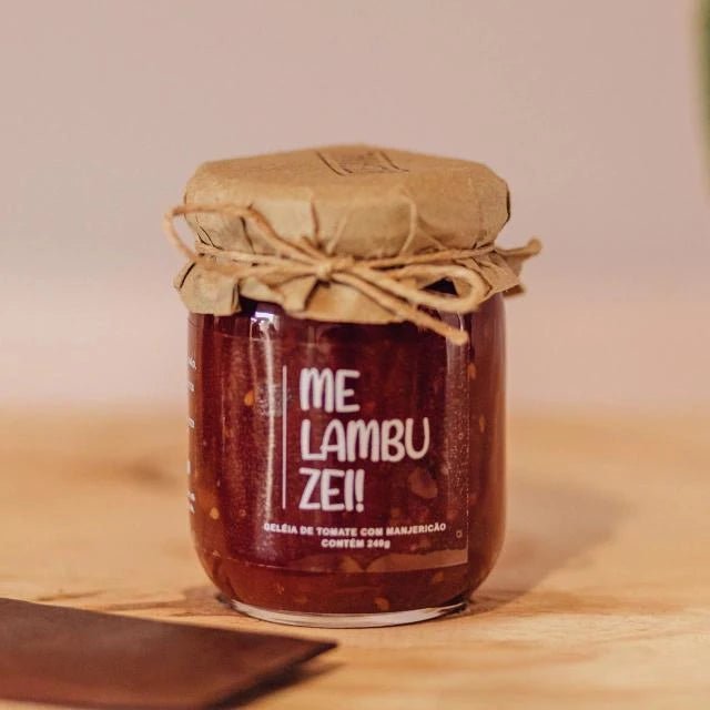 Geleia de Tomate com Manjericão