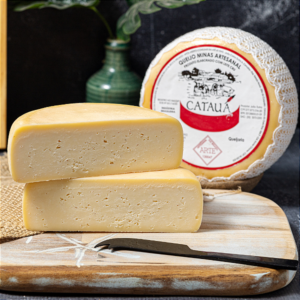 Queijo Minas Artesanal Catauá 480g – Queijo Meia Cura